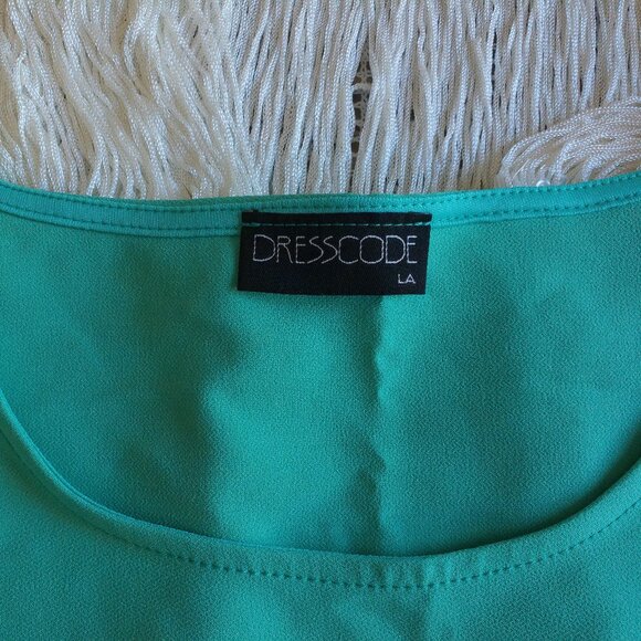 Light Green tank top- DressCode size: L - Picture 3 of 4